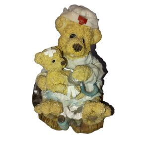 K's Collection: Sick Bear Figurine at the Doctor's office